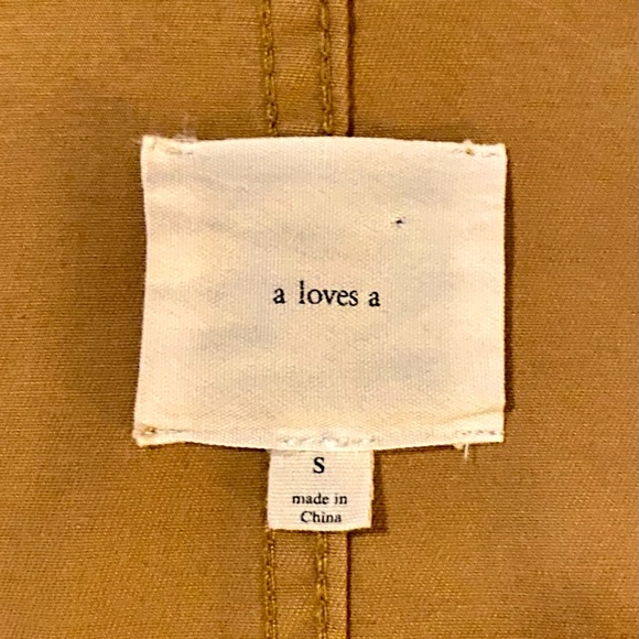 NWOT A Loves A cropped, belted jacket (S) - Picture 6 of 11